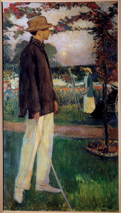 ジャン・コクトーの足元の肖像（1889-1963）作家 作： Jacques Emile Blanche