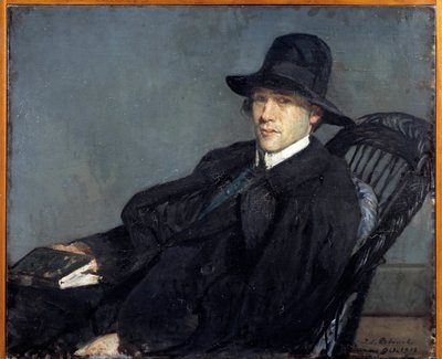 アンドレ・ギド（1869-1951）の肖像 作： Jacques Emile Blanche