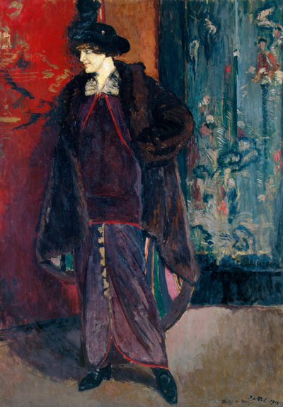 デイジー フェローズの肖像、1912 年。 作： Jacques Emile Blanche
