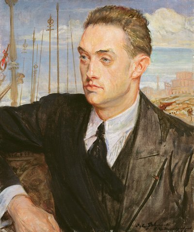 ヘンリー・ド・モンテルラントの肖像（1895-1972）1923 作： Jacques Emile Blanche