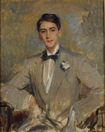 ジャン・コクトーの肖像1889-1963、1912。 作： Jacques Emile Blanche