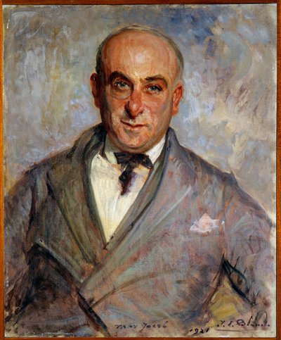 マックス・ジャコブ（1876-1944）の肖像 フランスの詩人 ジャック・エミール（Jacques-Emile）・ブランシュ（1861-1942）の絵画 作： Jacques Emile Blanche