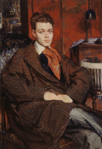 ルネ・クレーベルの肖像 1900-1935, 1928. 作： Jacques Emile Blanche
