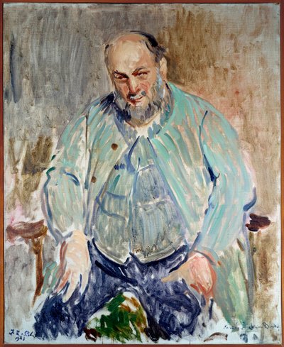 フランスの彫刻家アントワーヌ・ブールデル（1861-1929）の肖像 ジャック・エミール（Jacques-Emile）・ブランシュ（1861-1942）の絵画 作： Jacques Emile Blanche