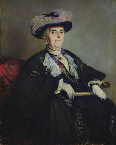 アンリジャーマン夫人の肖像に関する2回目の調査、1913年 作： Jacques Emile Blanche