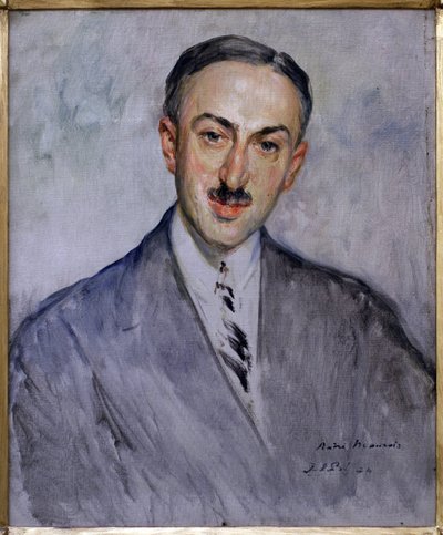 アンドレ・モーロワの肖像画のための習作（エミール・サロモン・ヴィルヘルム・ヘルツォーク 作： Jacques Emile Blanche