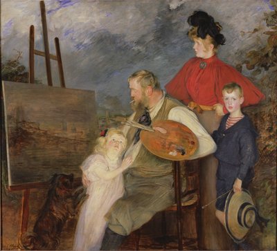 画家タロウとその子供たち、またはタロウ家、1895 作： Jacques Emile Blanche
