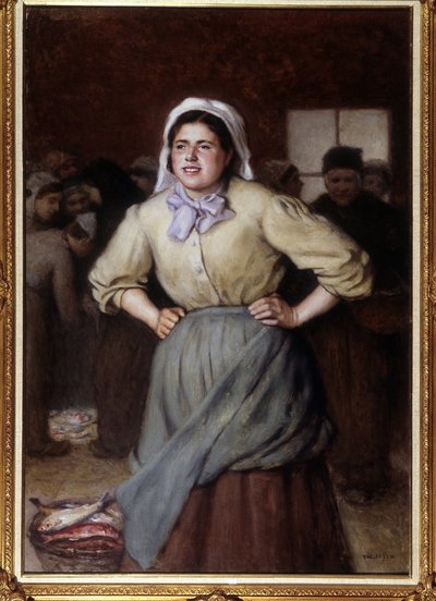 La cancalaise - Jacques Eugene Feyen (1815-1908)の絵画、n.d. 作： Jacques Eugene Feyen