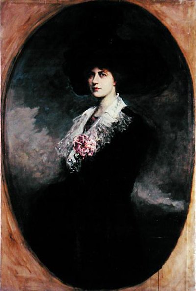 女性の肖像 作： Jacques Fernand Humbert