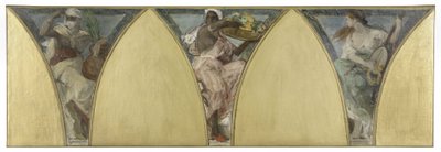 パリ市庁舎のスケッチ：アルジェリアガイアナプロヴァンス、1888年頃（キャンバスに油彩） 作： Jacques Fernand Humbert