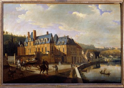 ブージヴァル近郊のシャトー・ド・ラ・ショッセ 作： Jacques Francois Joseph Swebach
