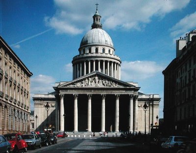 1757-90年に建てられたファサードの眺め 作： Jacques Germain Soufflot