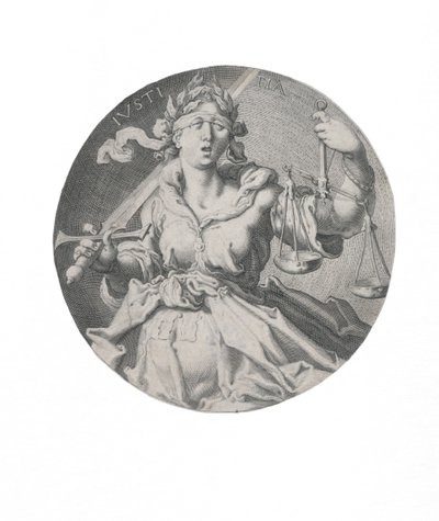 正義、1593年。 作： Jacques Gheyn