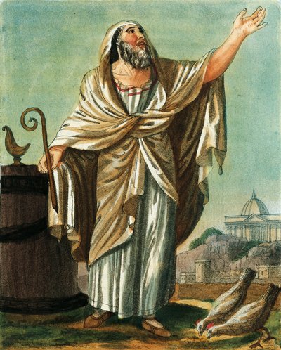 ジャック・グラッセ・ド・サン・ソーヴル（1757-1810）の「オーグル」、「古代ローマ」の版画、またはローマ人、その軍事、習慣、宗教、公共の生活に関するすべてのものを歴史的、絵画的に説明したもの。 作： Jacques Grasset de Saint Sauveur
