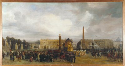 1840年、皇帝ナポレオン1世の遺灰返還式 ... 作： ジャック・ギオー