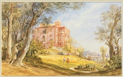 ヴィラマダマ、ローマ、1855 作： Jacques Guiaud