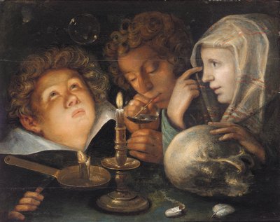 寓意の虚栄心、ボスは 作： Jacques II de Gheyn