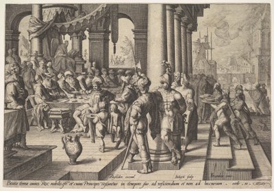 賢明な王の政府の寓話、1588。 作： Jacques II de Gheyn
