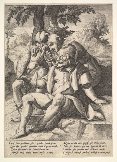 愚か者の知恵、六つのことわざから。 作： Jacques II de Gheyn