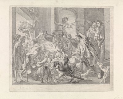 キリストは神殿から商人を追い出す 作： Jacques Jordaens