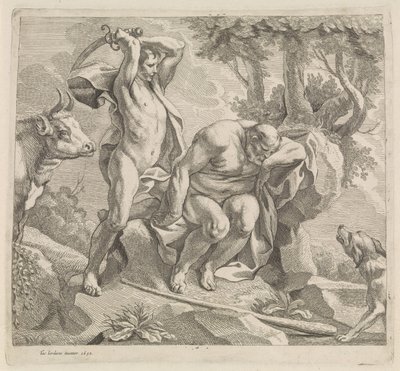 マーキュリーとアーガス 作： Jacques Jordaens