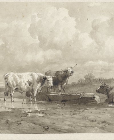 女王の楕円形の肖像画 作： Jacques Kuyper