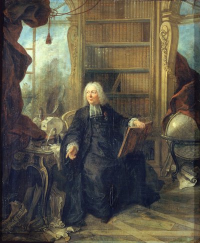 ジャン＝アントワーヌ・ノレの肖像 1700-1770年頃。 1740年。 作： Jacques Lajoue de