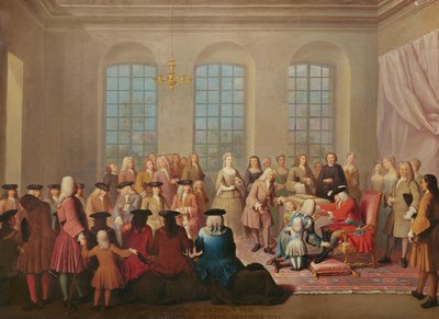 スペインのフィリップ 5 世は、1724 年に駐スペイン フランス大使としてテッセ元帥にゴールデン フリースを贈呈しました。 作： Jacques Laumosnier