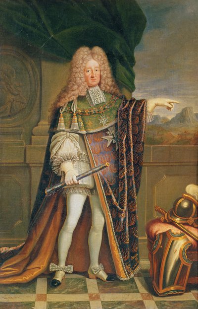 ルネ・ド・フルレーの肖像、テッセ伯、1703年頃（キャンバスに油彩） 作： Jacques Laumosnier
