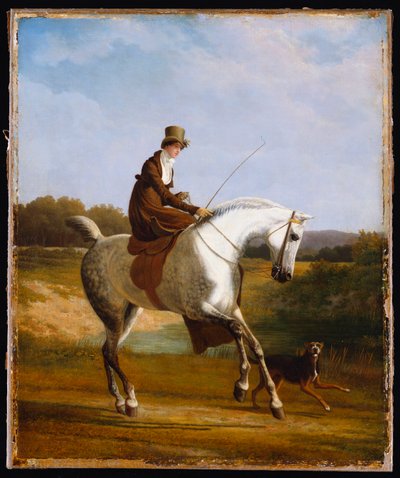 一緒に走っている犬、グレイハンターのミスカズノベ 作： Jacques Laurent Agasse