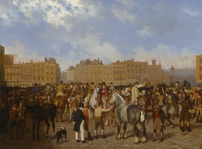 Vanha Smithfield Market 作： Jacques Laurent Agasse