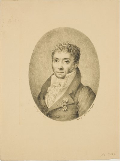 男の肖像 作： Jacques Louis Constant Le Cerf