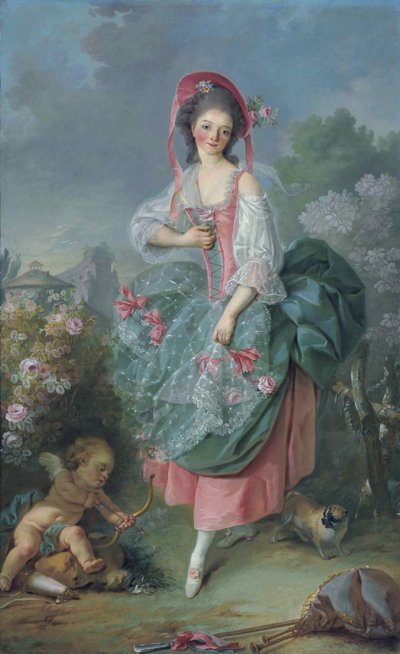 バレリーナマリーマドレーヌギマール1743-1816、テルプシコアとして 作： Jacques Louis David