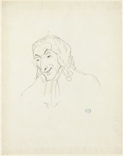 ジャボを持つ男の胸像 作： Jacques Louis David