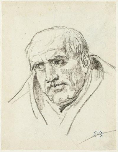 老人の胸像 作： Jacques Louis David