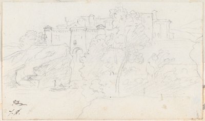 丘の上の城 作： Jacques Louis David