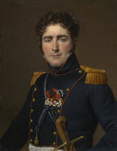 アンリアメデメルキュールデトゥレンヌドカウント "アイナック、1816年 作： Jacques Louis David