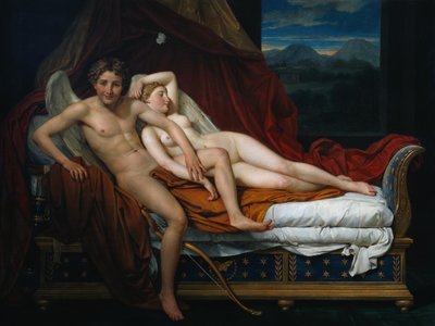 キューピッドとサイケ 作： Jacques Louis David