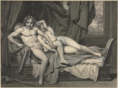 キューピッドとプシュケ 作： Jacques Louis David