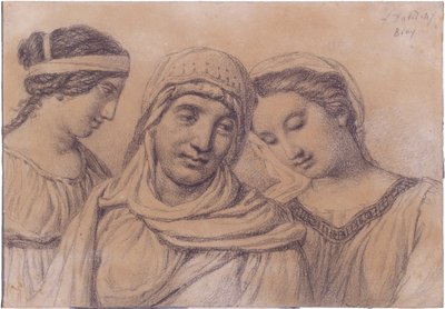 オランダ語：3人の女性 作： ジャック・ルイス・デビッド