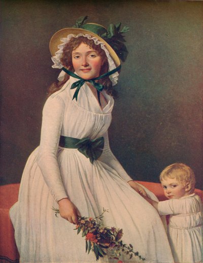 エミリーペクール、マダムセリジアト、1795年、1914年 作： Jacques Louis David