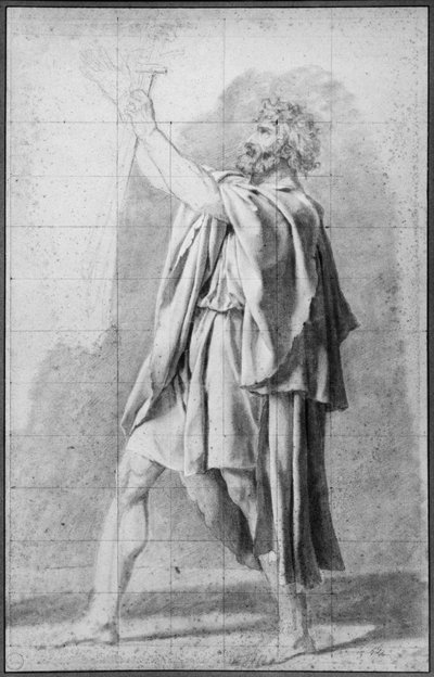 ホラティウスの父、「ホラティウスの誓い」、1785年頃 作： Jacques Louis David