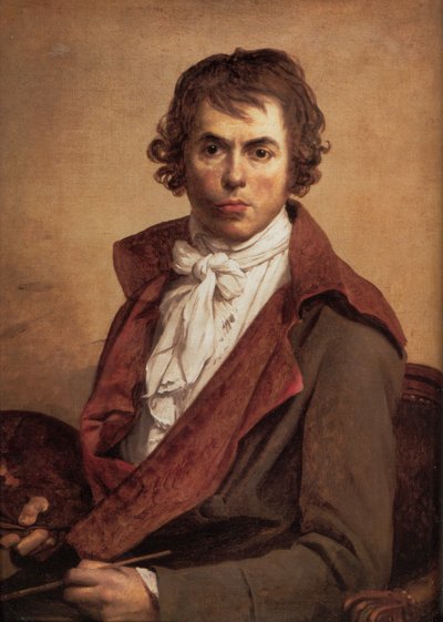 フランス語：芸術家の自画像 作： ジャック・ルイス・デビッド