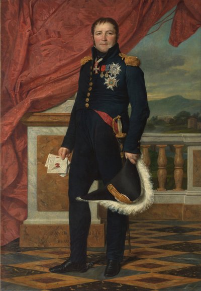 エティエンヌ・モーリス・ジェラール将軍 作： Jacques Louis David