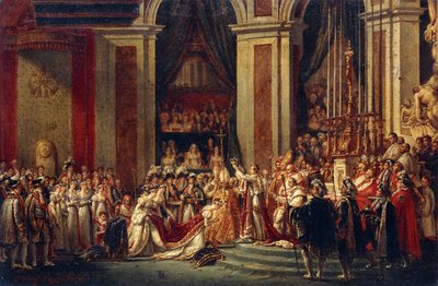 ナポレオンがジョセフィンを戴冠 作： Jacques Louis David