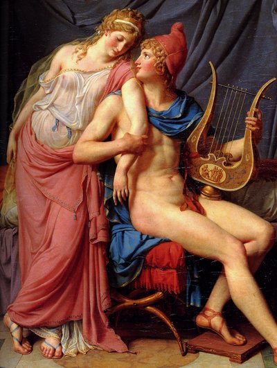 パリとヘレン 作： Jacques Louis David