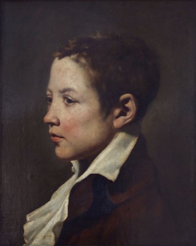 若い男の子の肖像画 作： Jacques Louis David