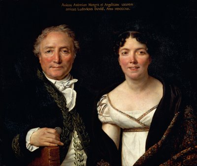 アントニオ・モンゲスとその妻の肖像 作： Jacques Louis David