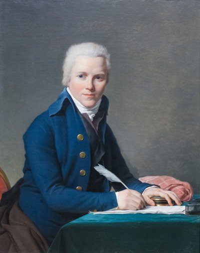 ヤコブス・ブラウの肖像 作： Jacques Louis David