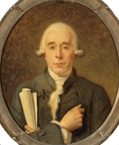 Jean Sylvain Bailly 1736-1793の肖像、c。 1790年。 作： Jacques Louis David